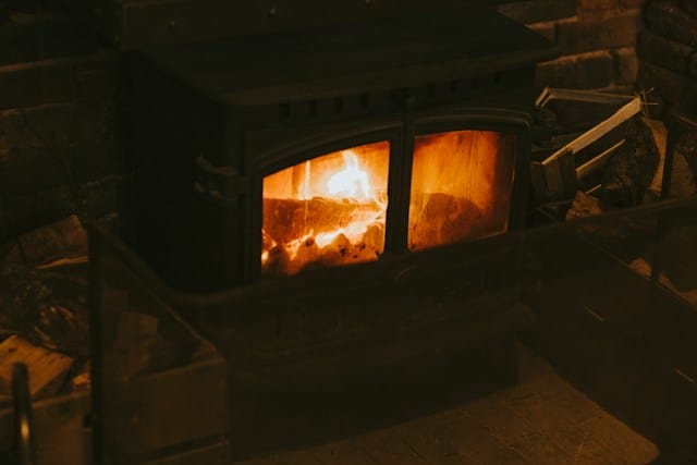 Image of a woodburning fire