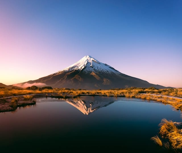 Image of Mountain view in New Zealand